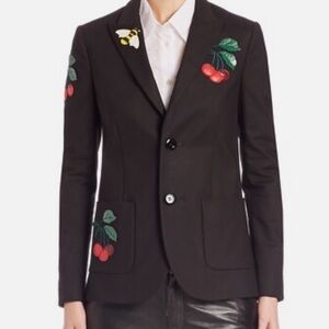 VALENTINO Cherry 🍒 Bee 🐝 blazer